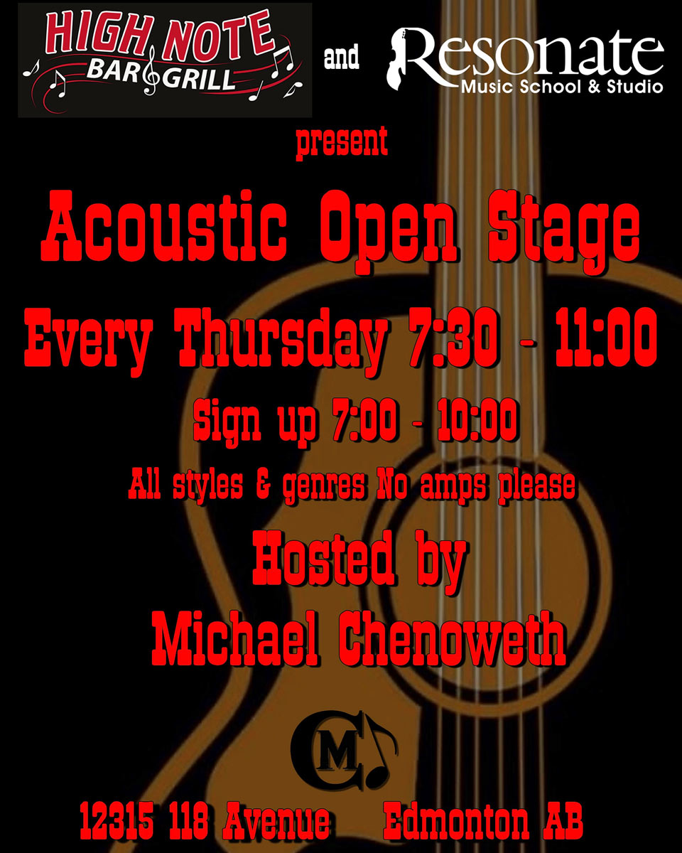 Acoustic Open Stage at High Note Bar & Grill