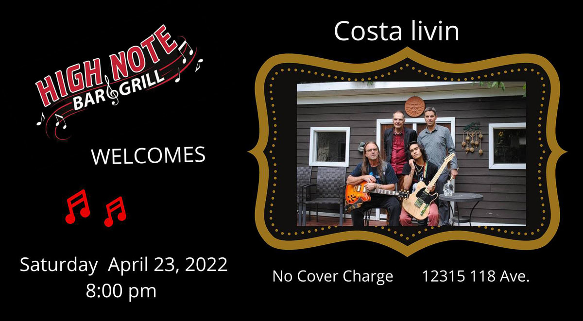 Costa Livin Live at High Note Bar and Grill