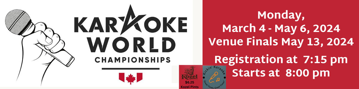 Monday Karaoke & Karaoke World Competition at High Note Bar & Grill